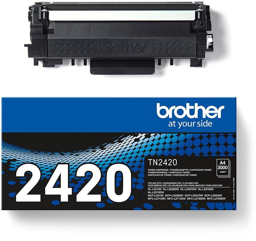 Toner laser grande capacité Brother TN2420 - noir - l'unité