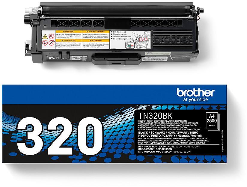 Toner laser Brother TN320BK - noir - l'unité
