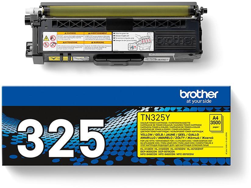 Toner laser Brother TN325Y - jaune - l'unité