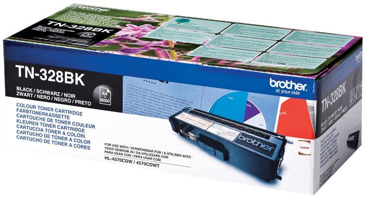 Toner laser Brother TN328BK - noir - l'unité