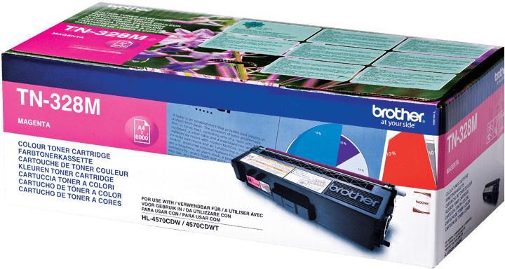 Toner laser Brother TN328M - magenta - l'unité