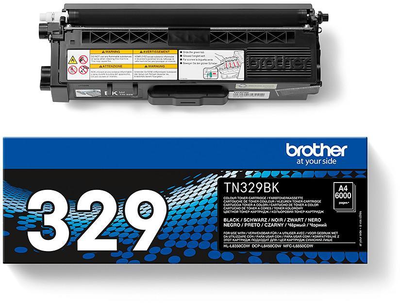 Toner laser très haute capacité Brother TN329BK - noir - l'unité
