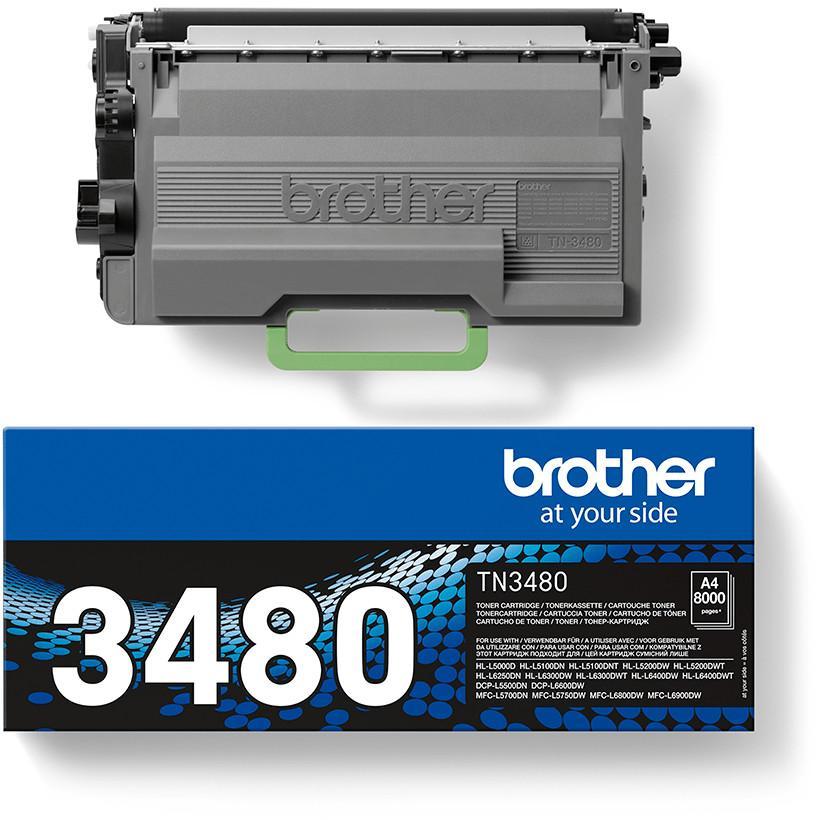 Toner laser haute capacité Brother TN3480 - noir - l'unité