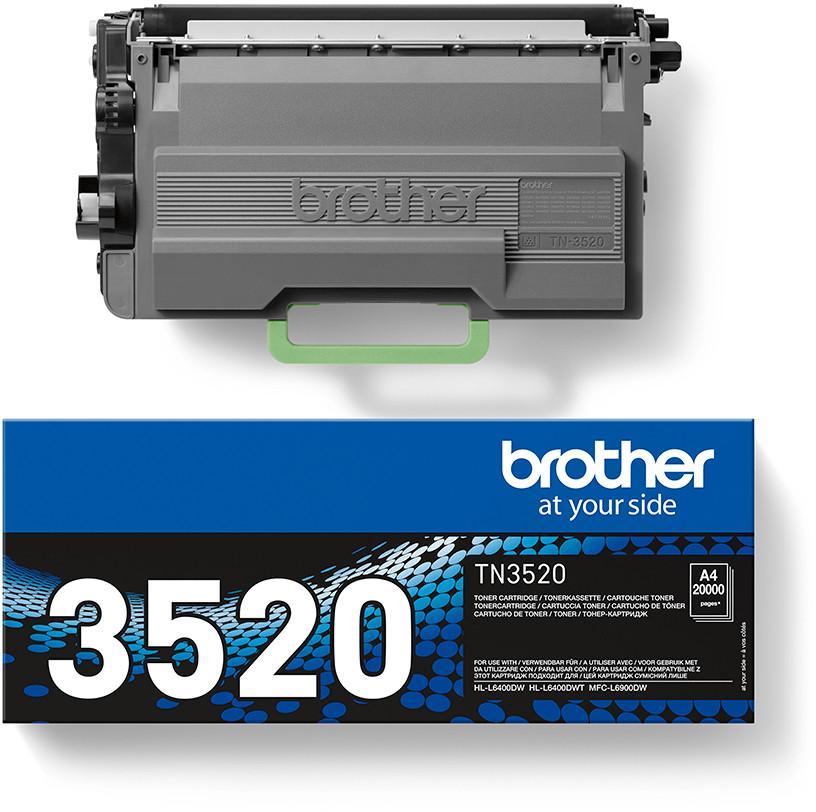 Toner laser ultra haute capacité Brother TN3520 - noir - l'unité