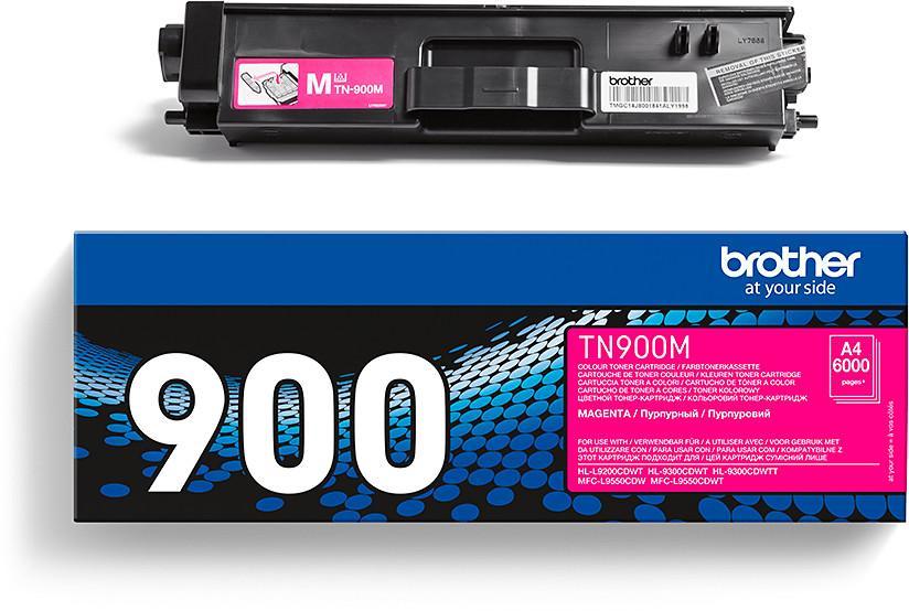 Toner laser très haute capacité Brother TN900M - magenta - l'unité