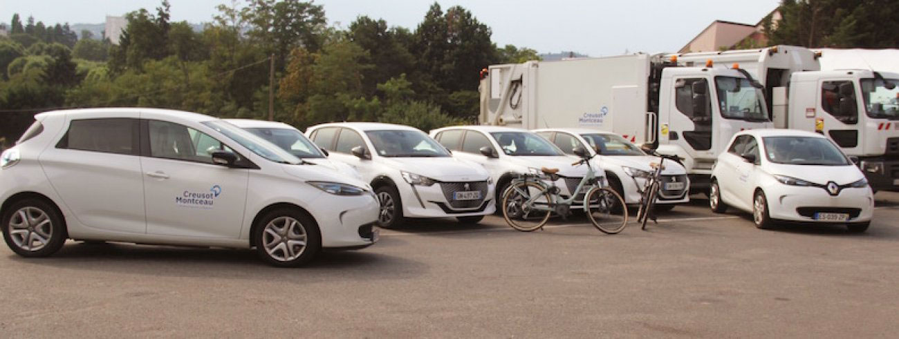 Flotte de véhicules de la Communauté Urbaine Creusot Montceau