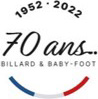 1952-2022 : 70 ans René Pierre - Billard & Baby-Foot