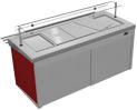 Meuble bain-marie