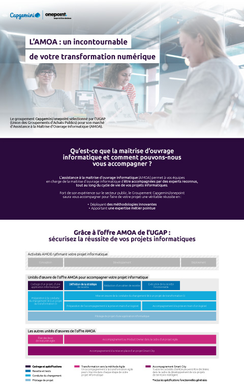 Brochure AMOA de Capgemini et Onepoint