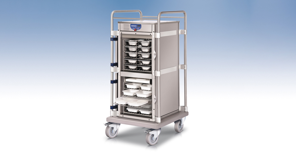 Chariot De Distribution Des Repas En Ehpad