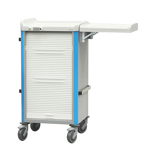 Chariot de soins 400x400 à tiroirs jointifs