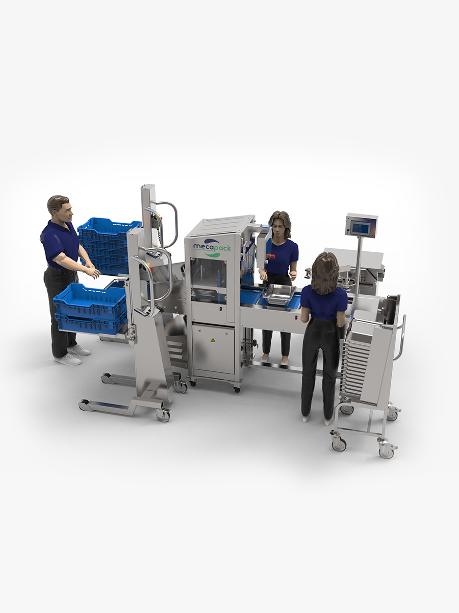 Voir l’offre de machines de conditionnement de barquettes