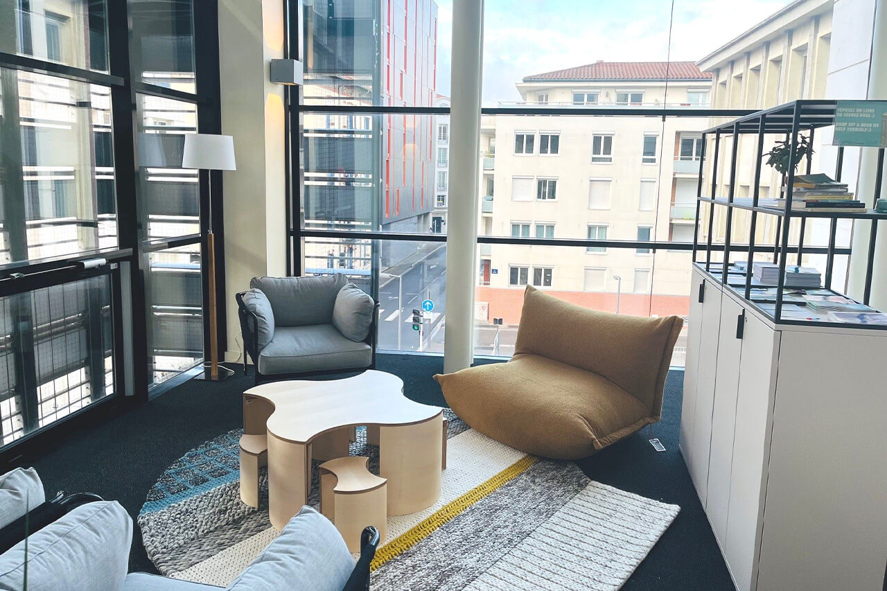 Espace d'accueil / Espaces de travail - Ouvrir le diaporama