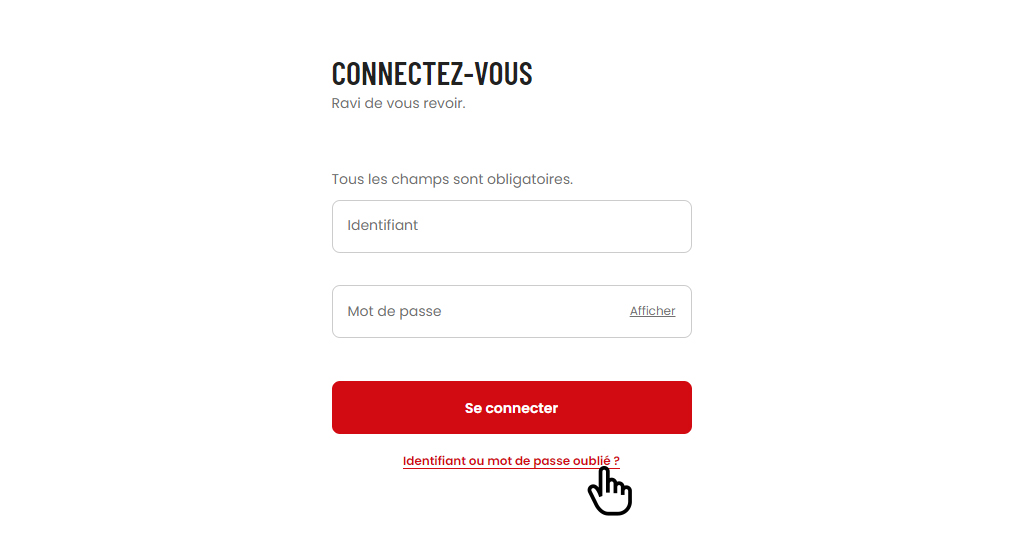 mot de passe modifie version 3